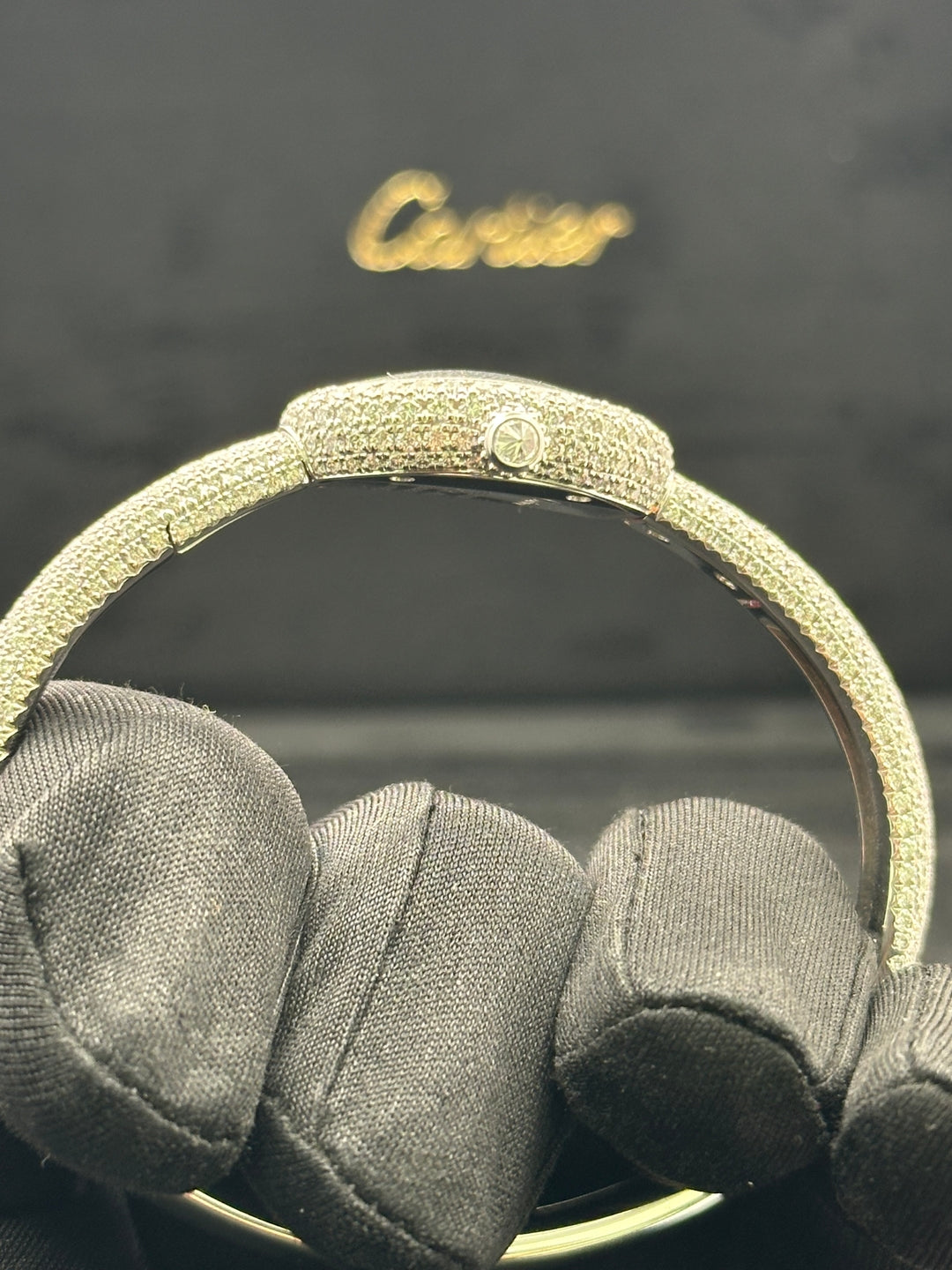 Cartier Baignoire HPI01854 on steel bracelet