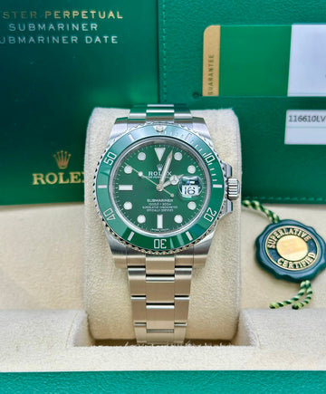 Rolex HULK Submariner Green Dial Oyster Bracelet 116610LV