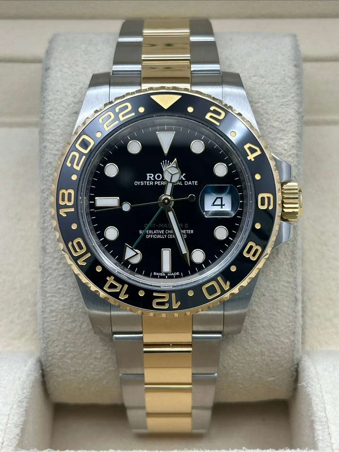 Rolex GMT-Master II 40 116713LN, 2017, black dial, Oyster bracelet