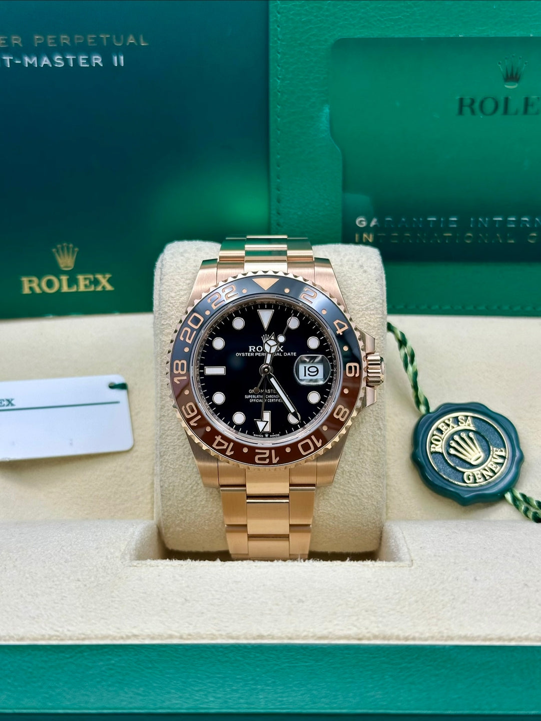 Rolex GMT-Master II 126715CHNR, 2023, black dial, Oysterflex bracelet