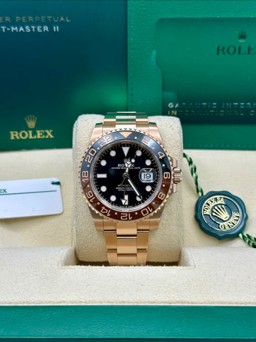 Rolex GMT-Master II Black Dial Oysterflex Bracelet 126715CHNR