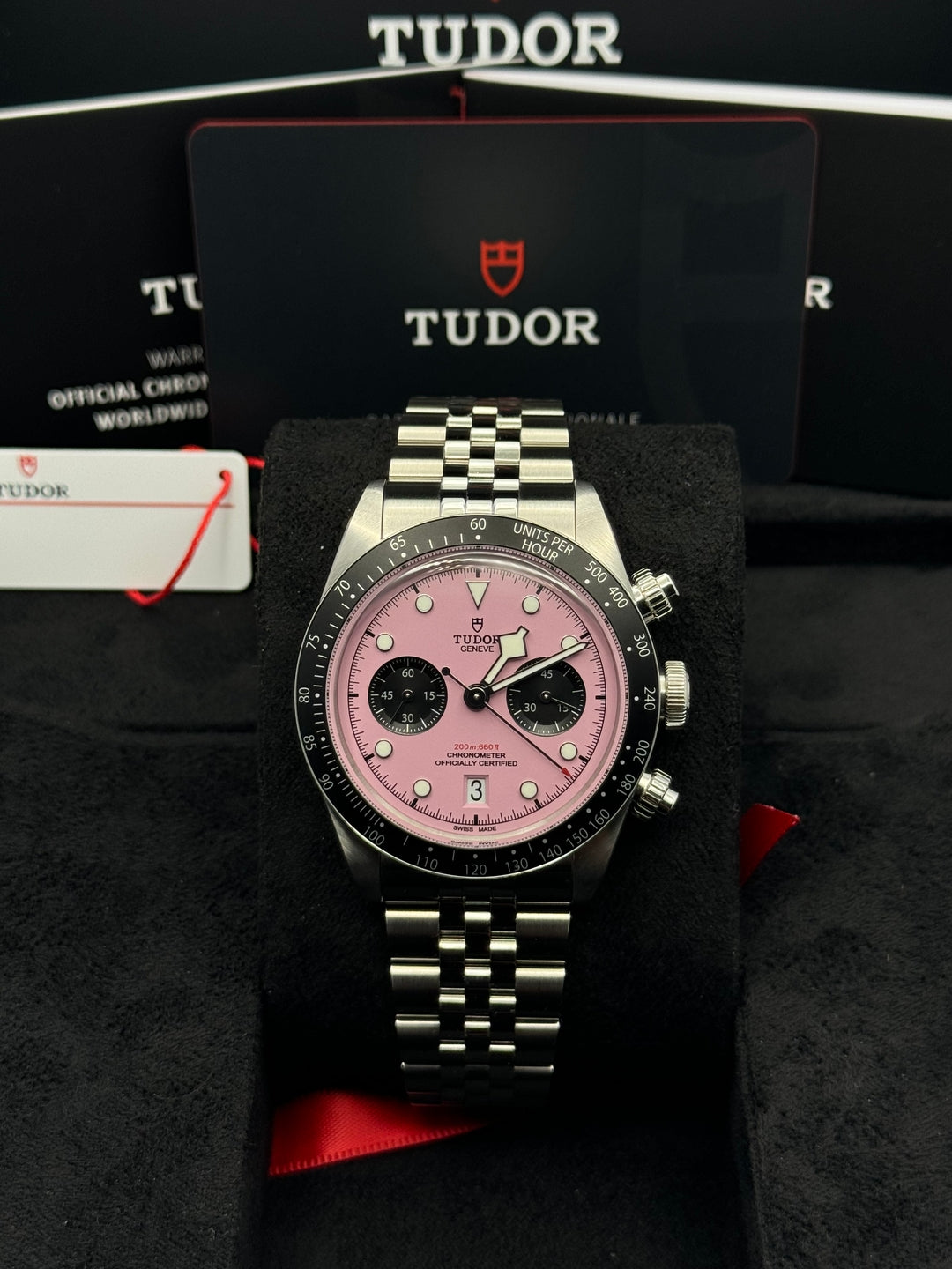 Tudor Black Bay 79360N, 2026, pink dial, Jubilee bracelet