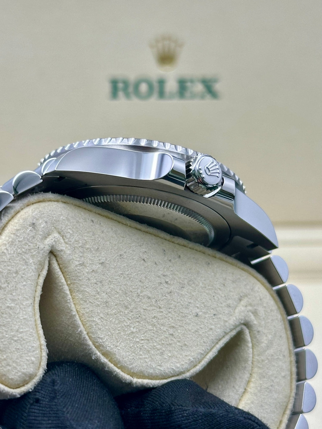Unworn Rolex GMT-Master II 126710BLNR with box and papers