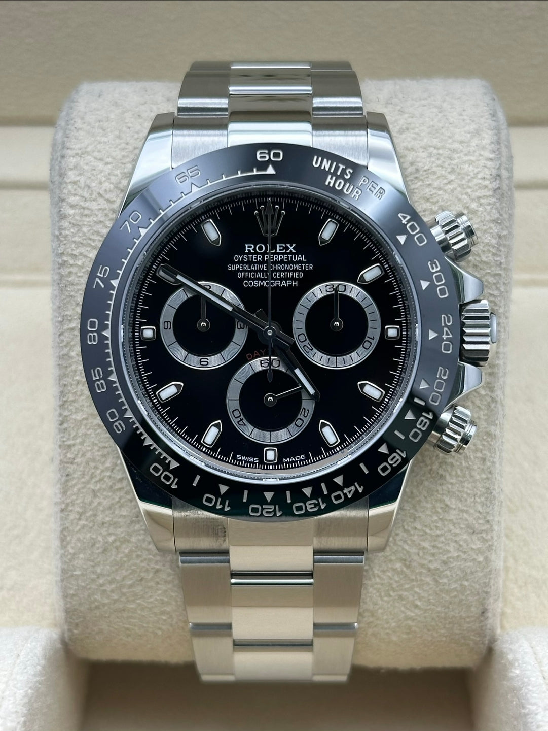 Rolex Daytona 116500LN, 2020, black dial, Oyster bracelet
