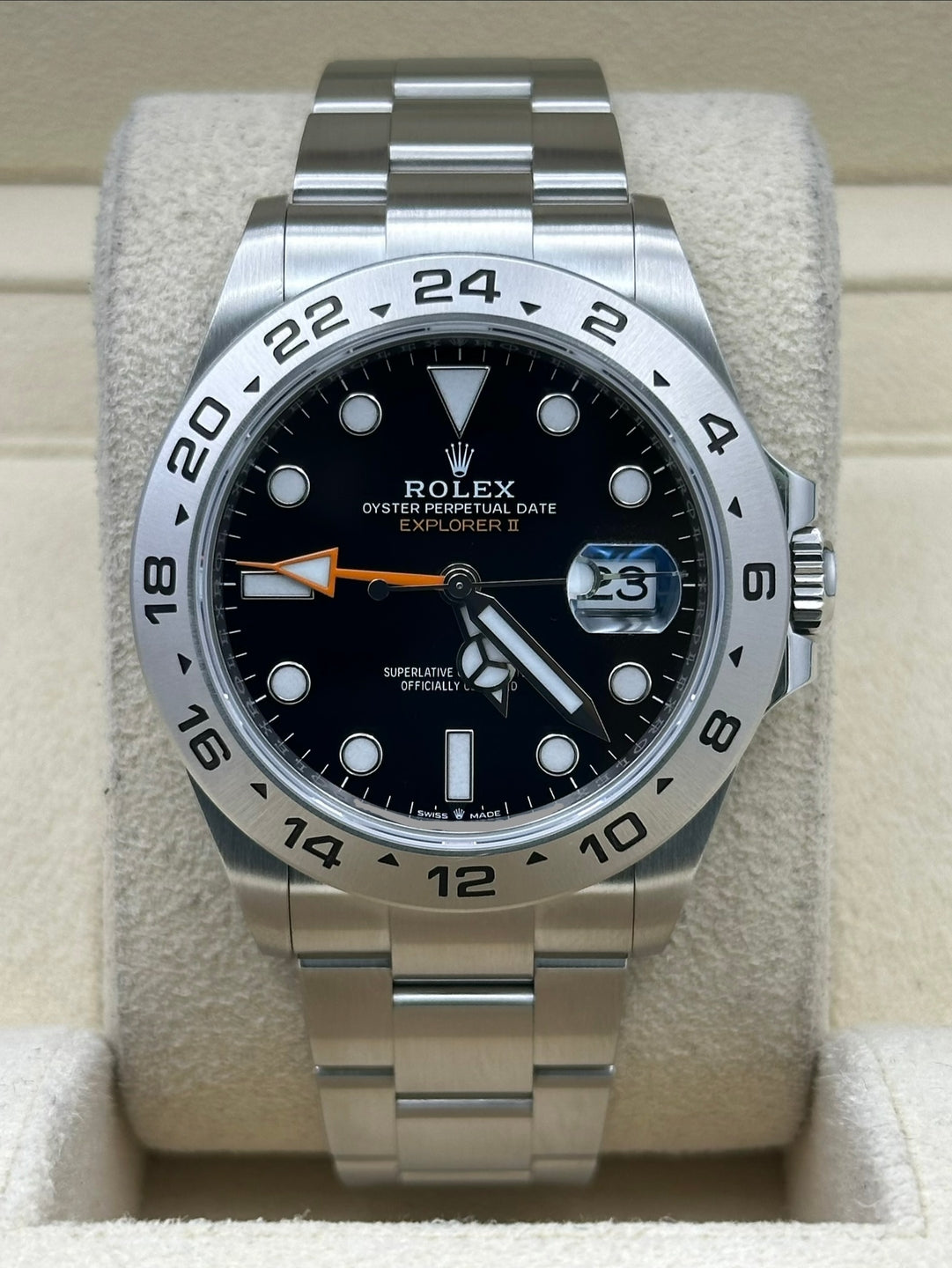 Rolex Explorer 226570, 2023, black dial, Oyster bracelet