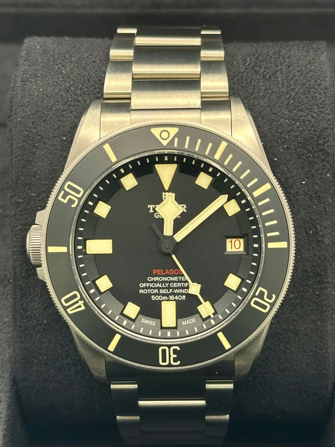 Tudor Pelagos 25610TNL, 2026, black dial, Oyster bracelet
