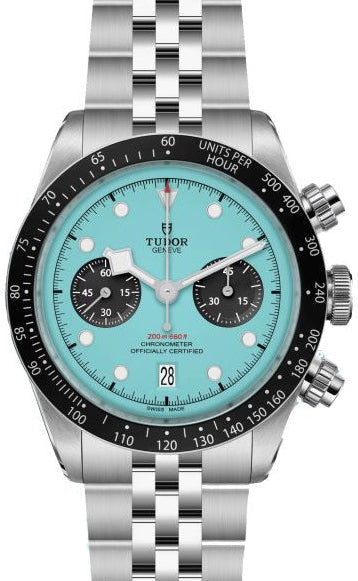 Tudor Black Bay Chrono Flamingo Blue Dial Ref - M79360N