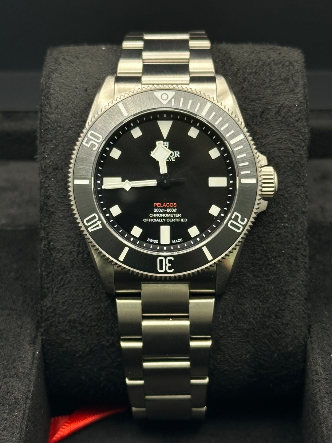 Tudor Pelagos 25407N, 2026, black dial, Oyster bracelet