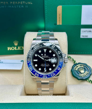 Rolex GMT-Master II Black Dial Oyster Bracelet 116710BLNR