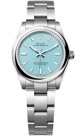 Rolex Oyster Perpetual 31 Watch - Domed Bezel - Tiffany Dial - Oyster Bracelet - 2020 Release - 277200 tiff