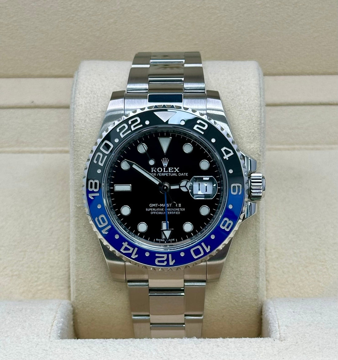 Rolex GMT-Master II 116710BLNR, 2018, black dial, Oyster bracelet