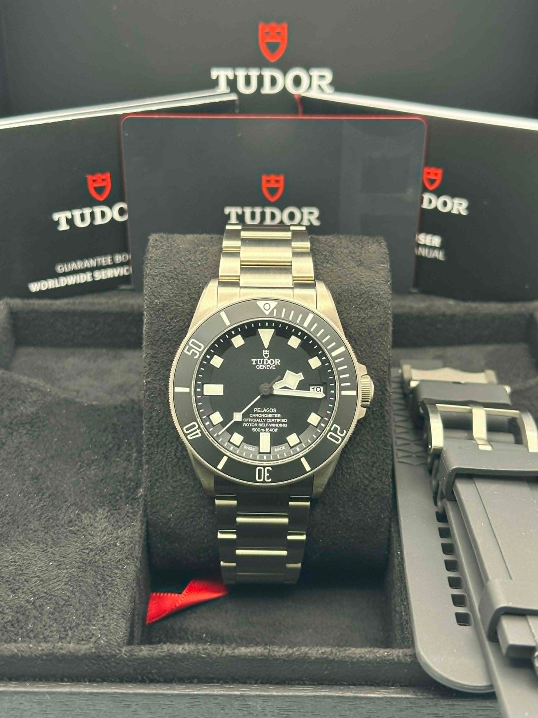 Tudor Pelagos 25600TN, 2026, black dial, Oyster bracelet
