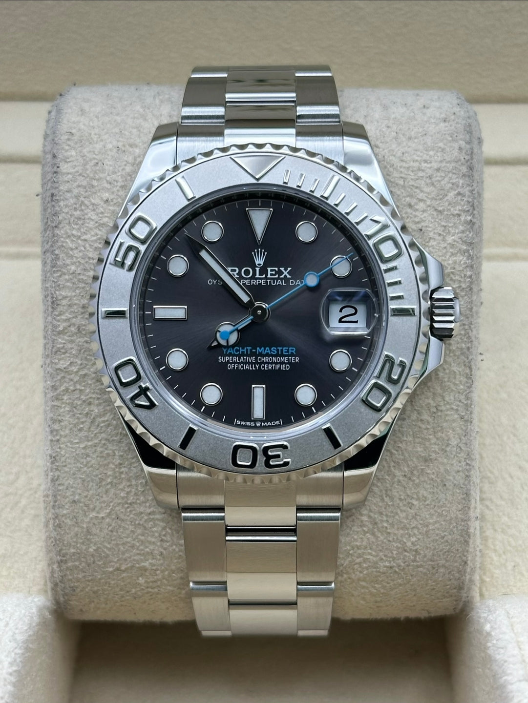 Rolex Yacht-Master 268622, 2021, rhodium dial, Oyster bracelet