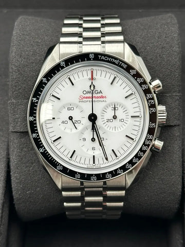 Omega Speedmaster Moonwatch Professional Co-Axial Master Chronometer Chronograph – 42 mm Steel Case – White Dial – 310.30.42.50.04.001