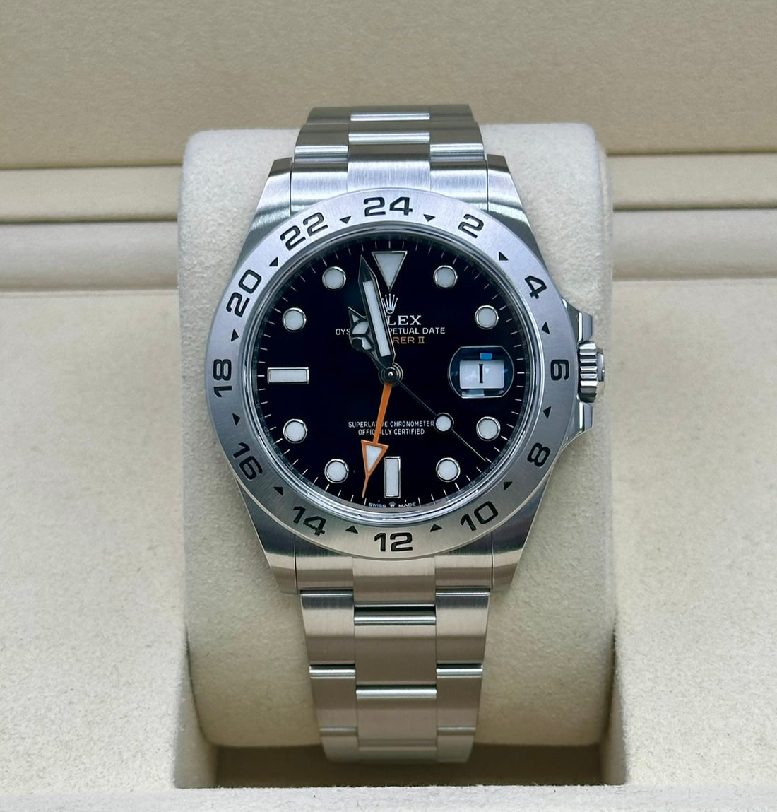 Rolex Explorer 226570, 2026, black dial, Oyster bracelet