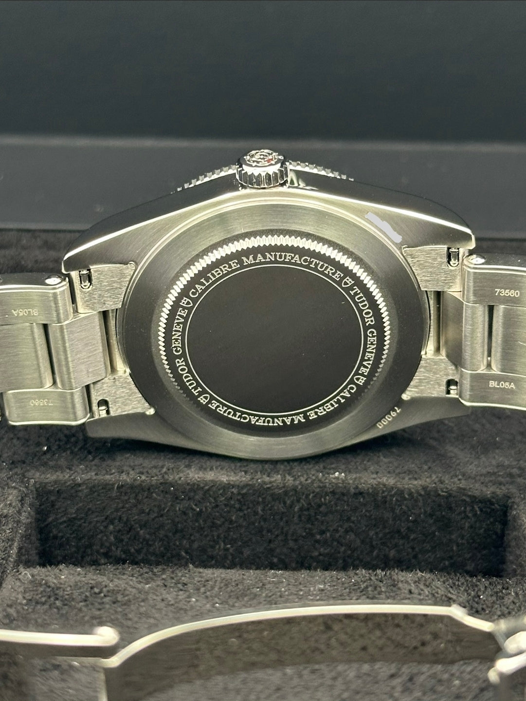 Tudor Black Bay 79000N with black dial and Oyster bracelet