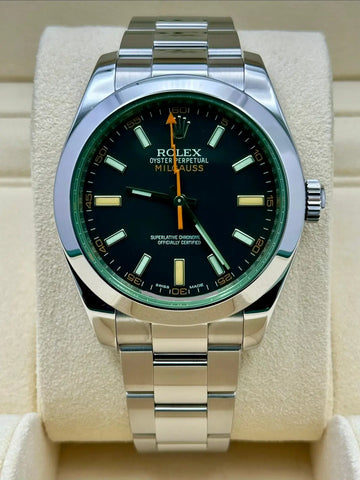 Rolex Steel Milgauss - Black Dial