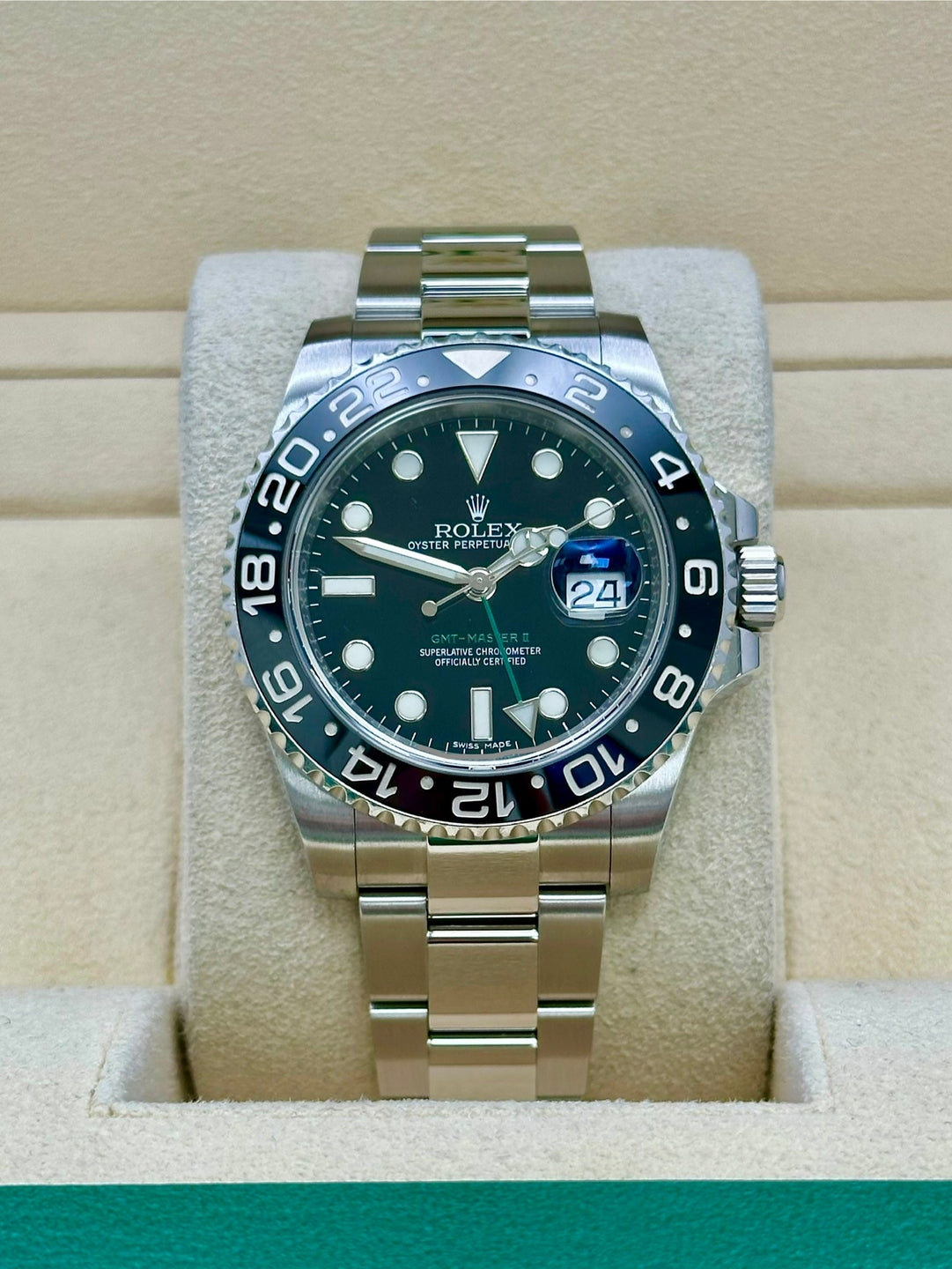 Rolex GMT-Master II 116710LN, 2018, black dial, Oyster bracelet