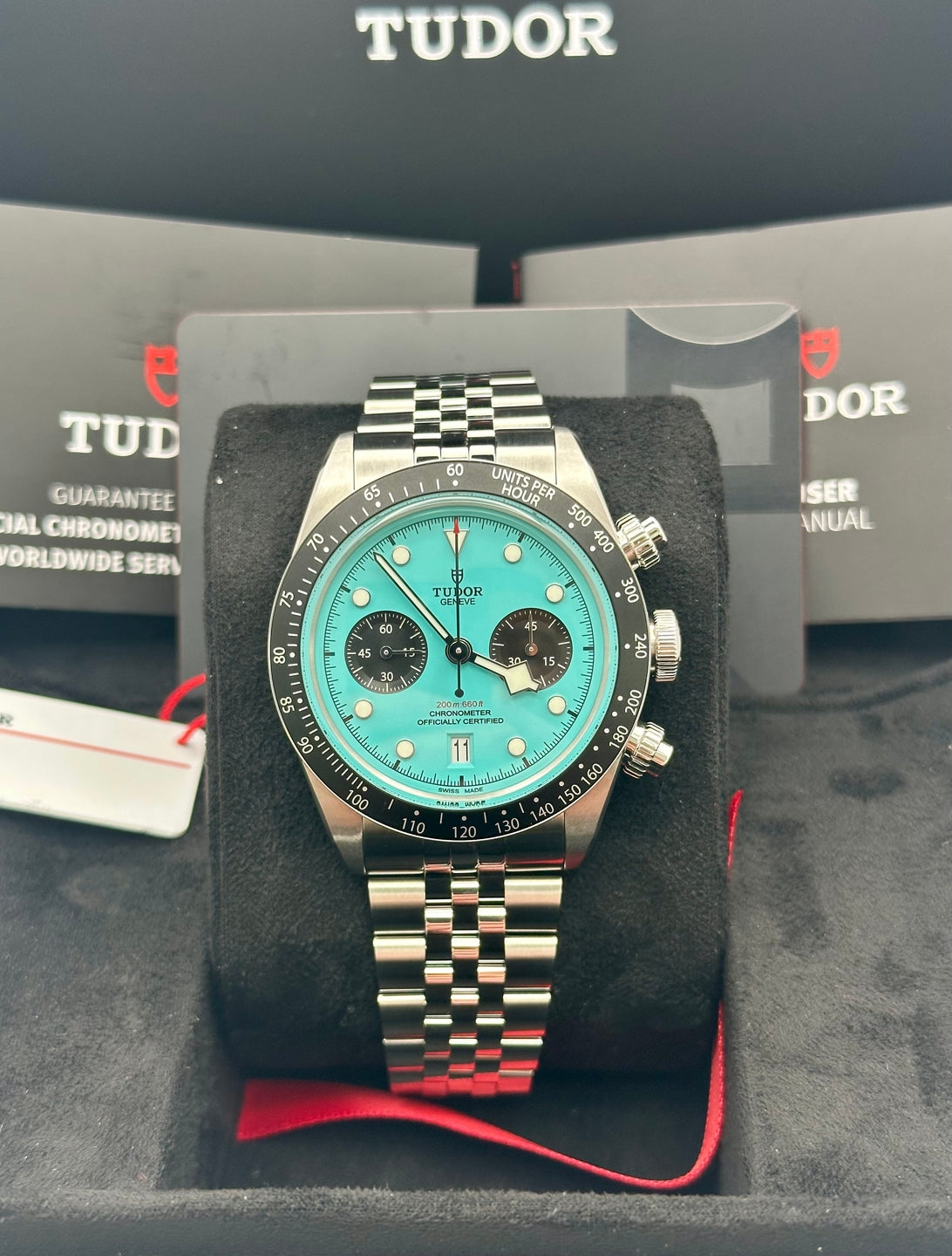 Tudor Black Bay 79360N, 2026, tiffany blue dial, Jubilee bracelet