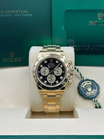 Rolex Cosmograph Daytona Black Diamonds Dial Oyster Bracelet 126508