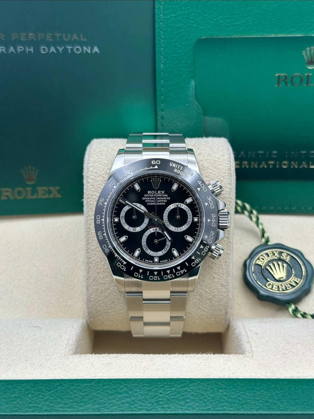Rolex Daytona 116500LN, 2020, black dial, Oyster bracelet