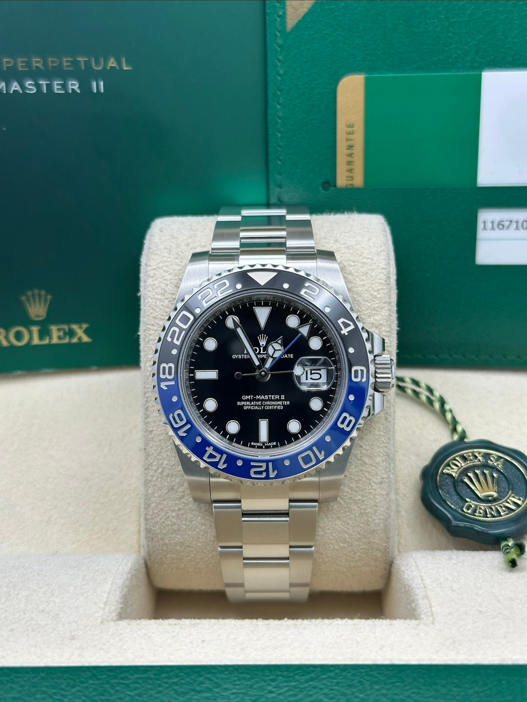 Rolex GMT-Master II 116710BLNR, 2019, black dial, Oyster bracelet