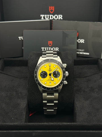 Tudor Black Bay Chrono 39 Yellow Dial Ref - M79310N-0001