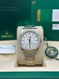 Rolex Oyster Perpetual 114300, 2019, white dial, Oyster bracelet