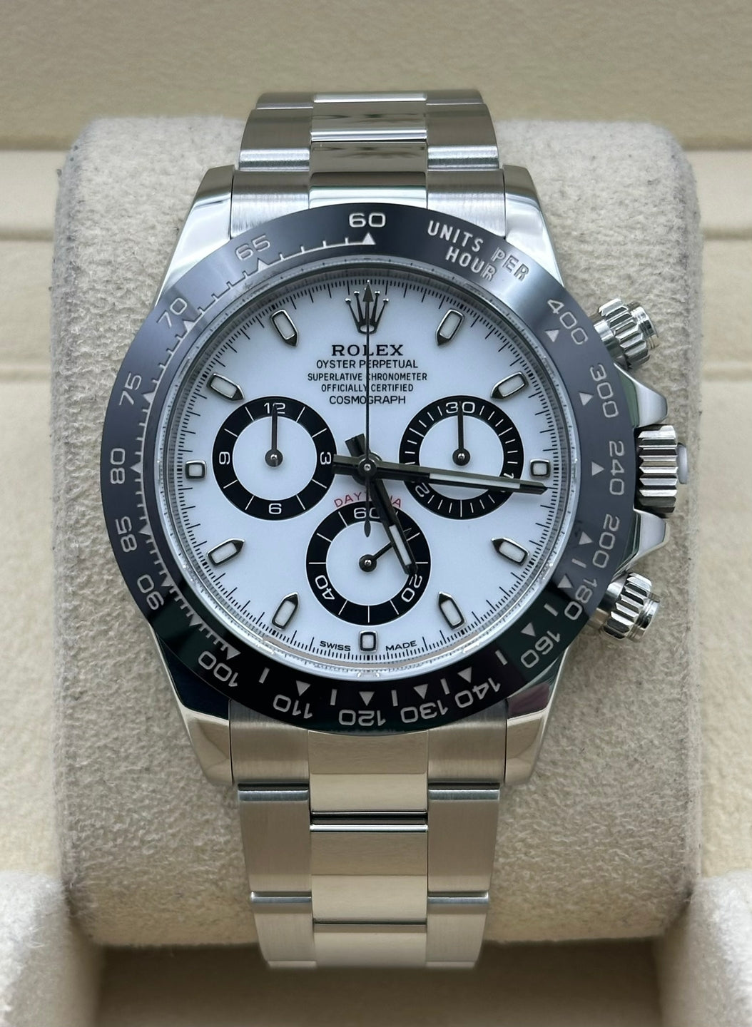 Rolex Daytona 116500LN with 40mm Oystersteel case