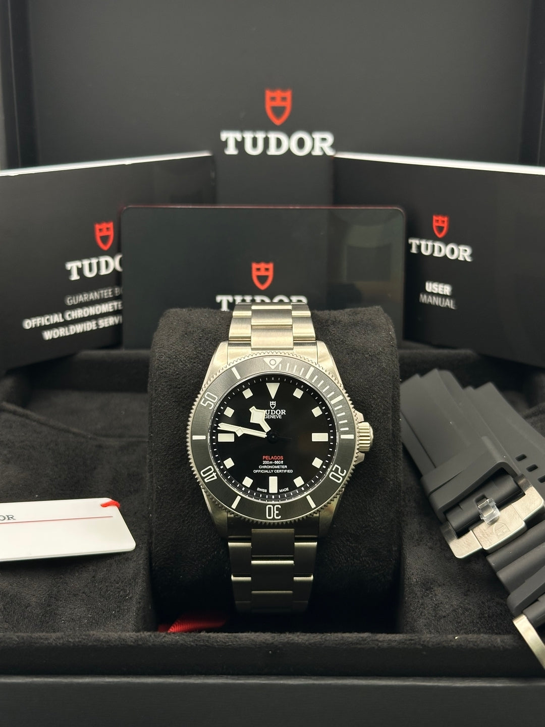 Tudor Pelagos 25407N, 2026, black dial, Oyster bracelet