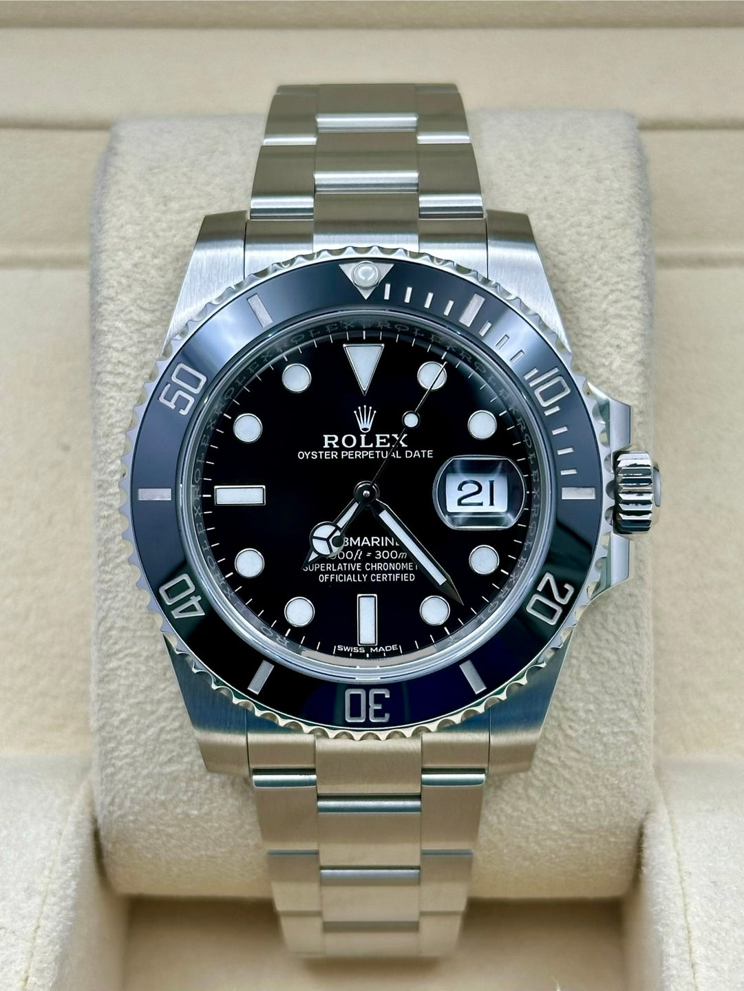 Rolex Submariner Date 116610LN, 2017, black dial