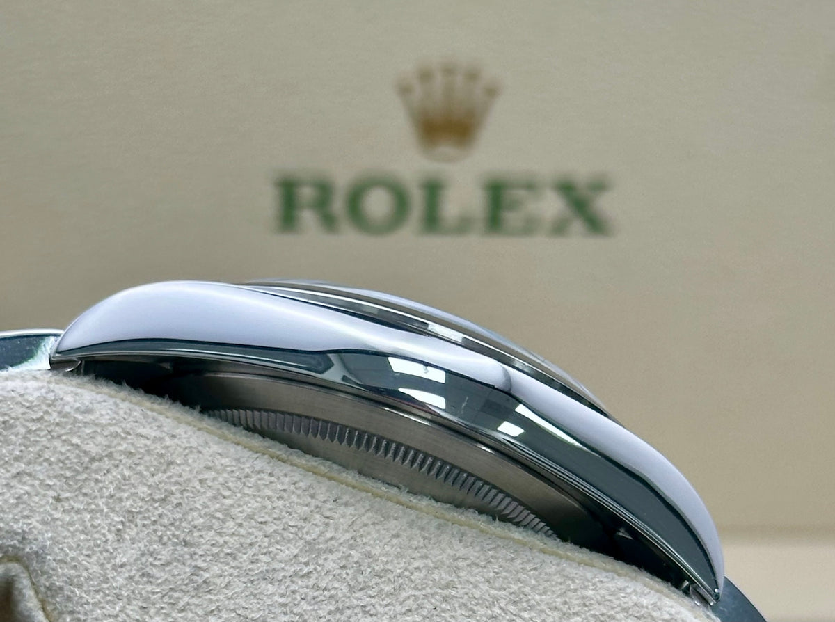 Rolex Explorer 214270 with smooth bezel