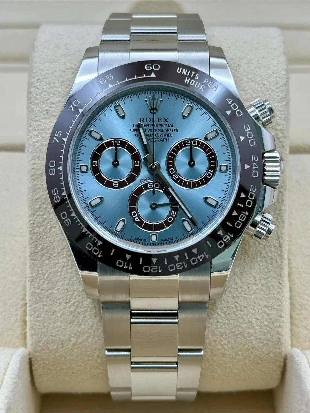 Rolex Daytona 40 116506, 2020, ice blue index dial