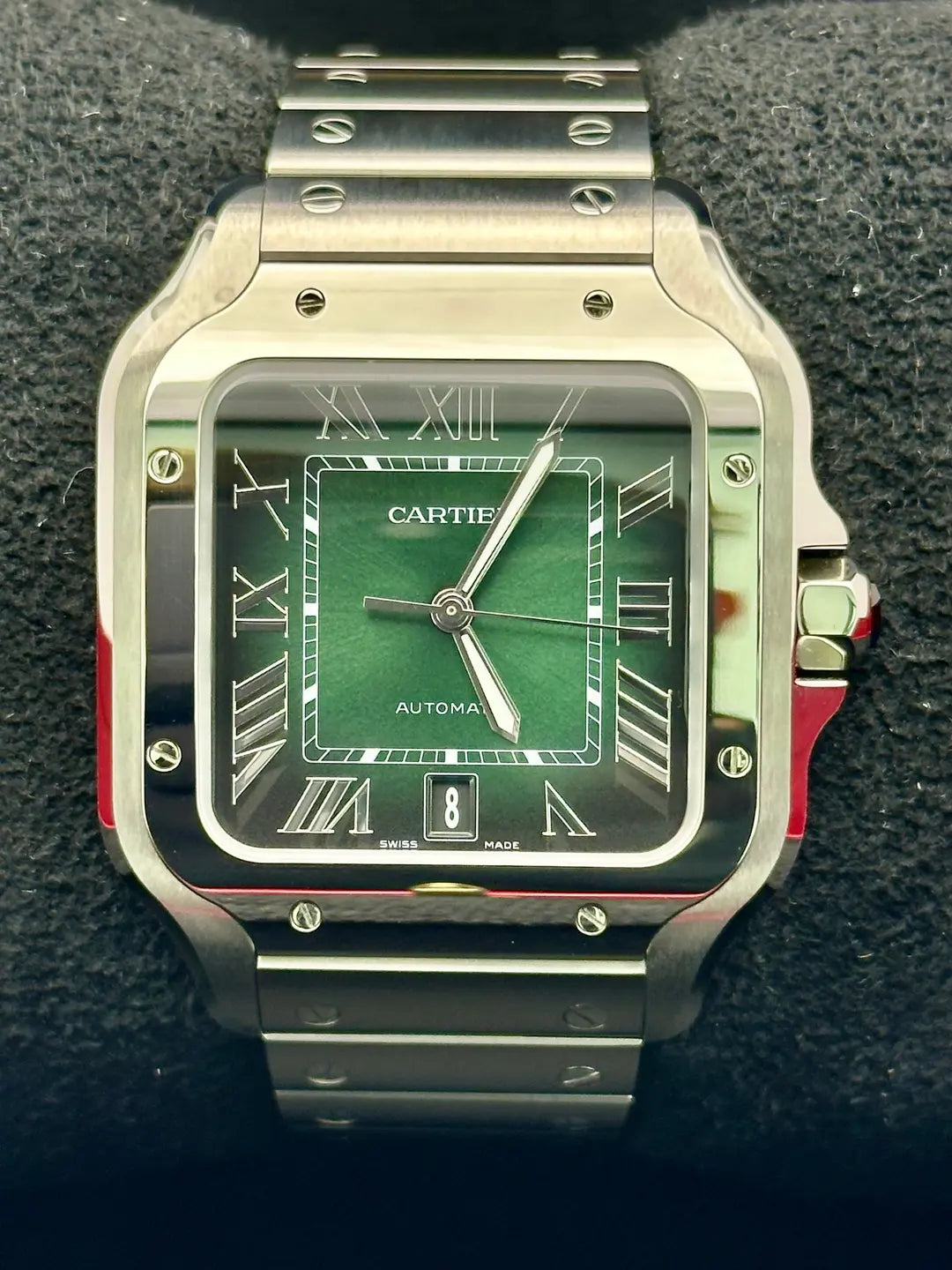 Cartier Santos De Cartier WSSA0062 Green Dial Large - 2025