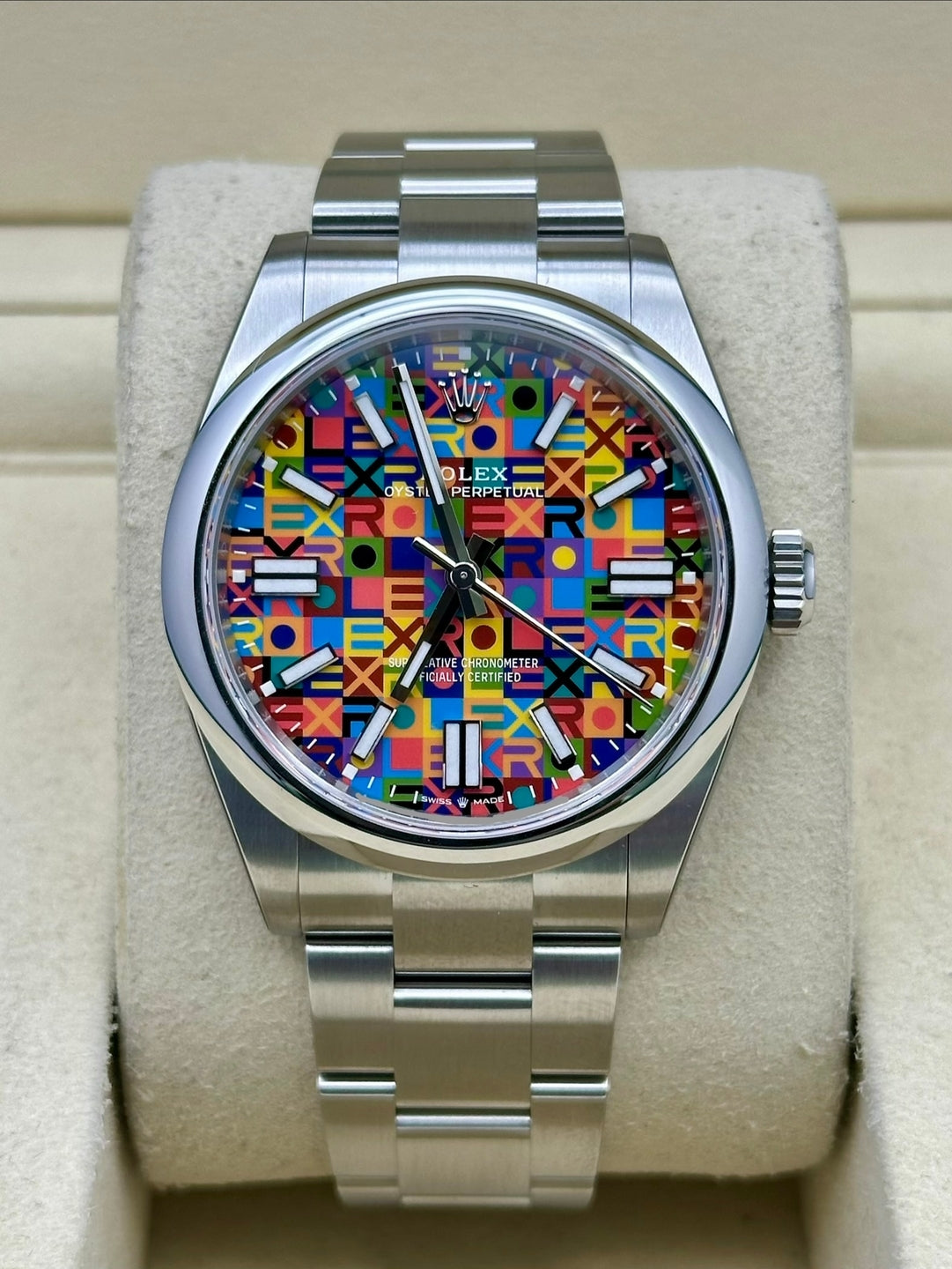 Rolex Oyster Perpetual 41 134300, 2026, puzzle dial, Oyster bracelet