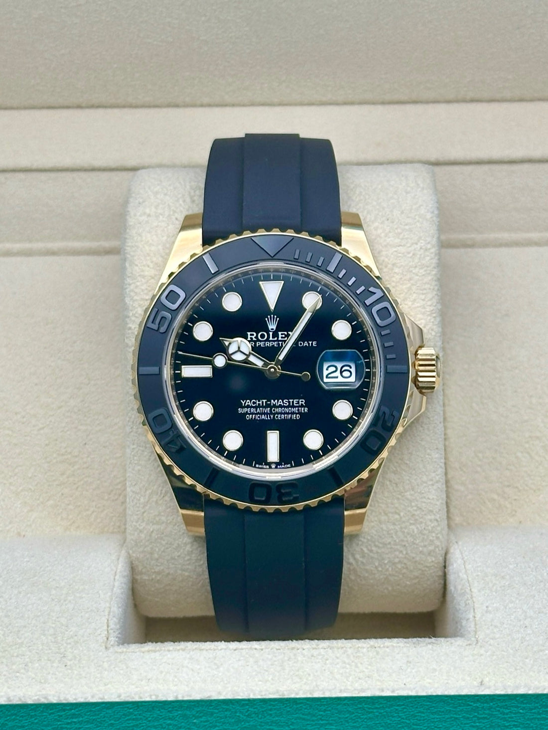Rolex Yacht-Master 42 226658, 2024, black dial, Oysterflex bracelet