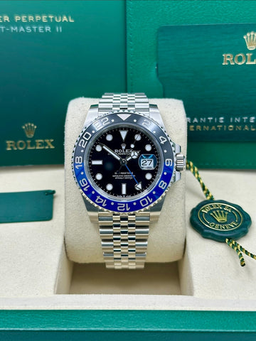 Rolex GMT-Master II 126710BLNR, 2026, black dial, Jubilee bracelet