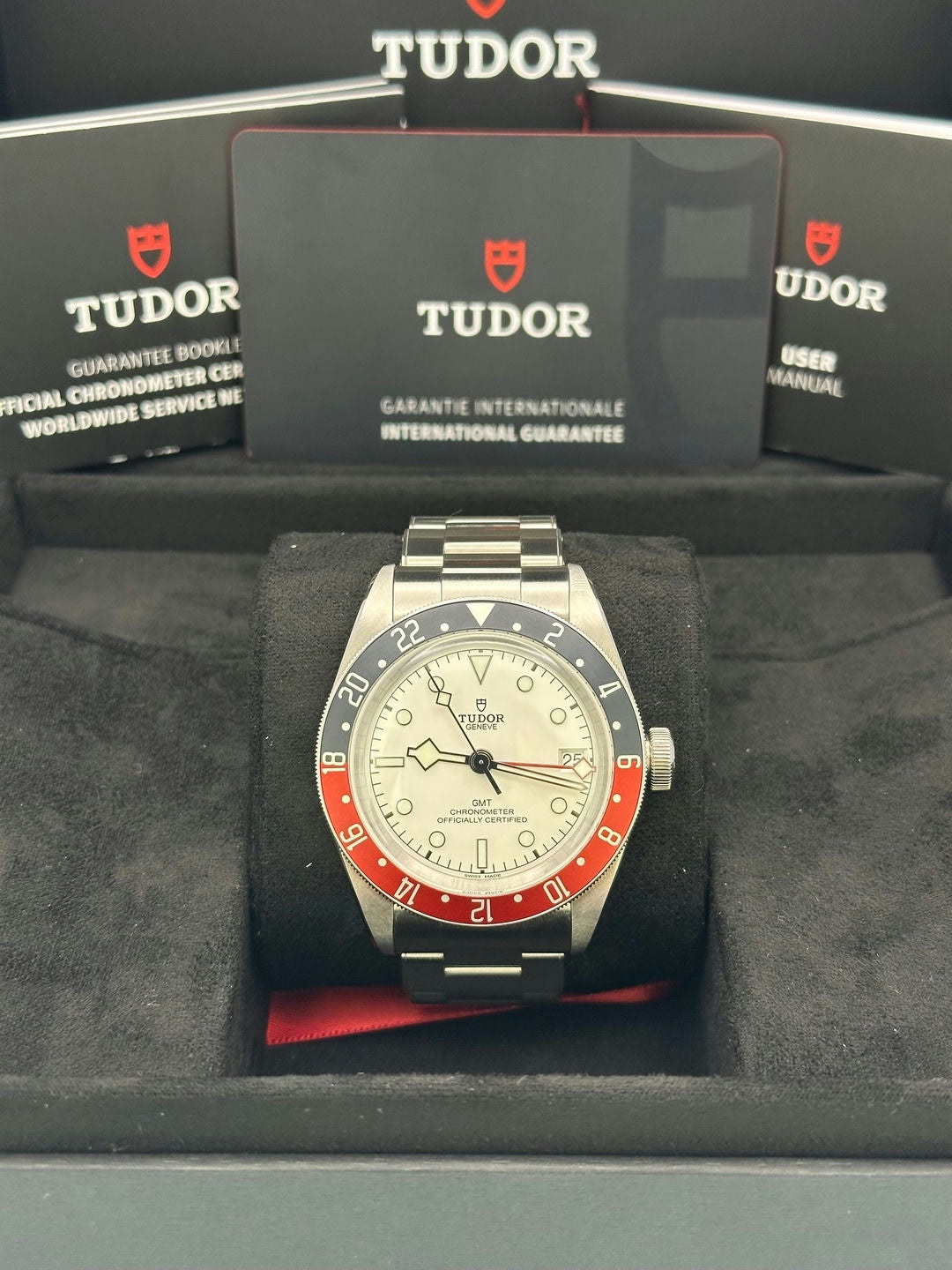 Tudor Black Bay 79830RB, 2026, white dial, Oyster bracelet
