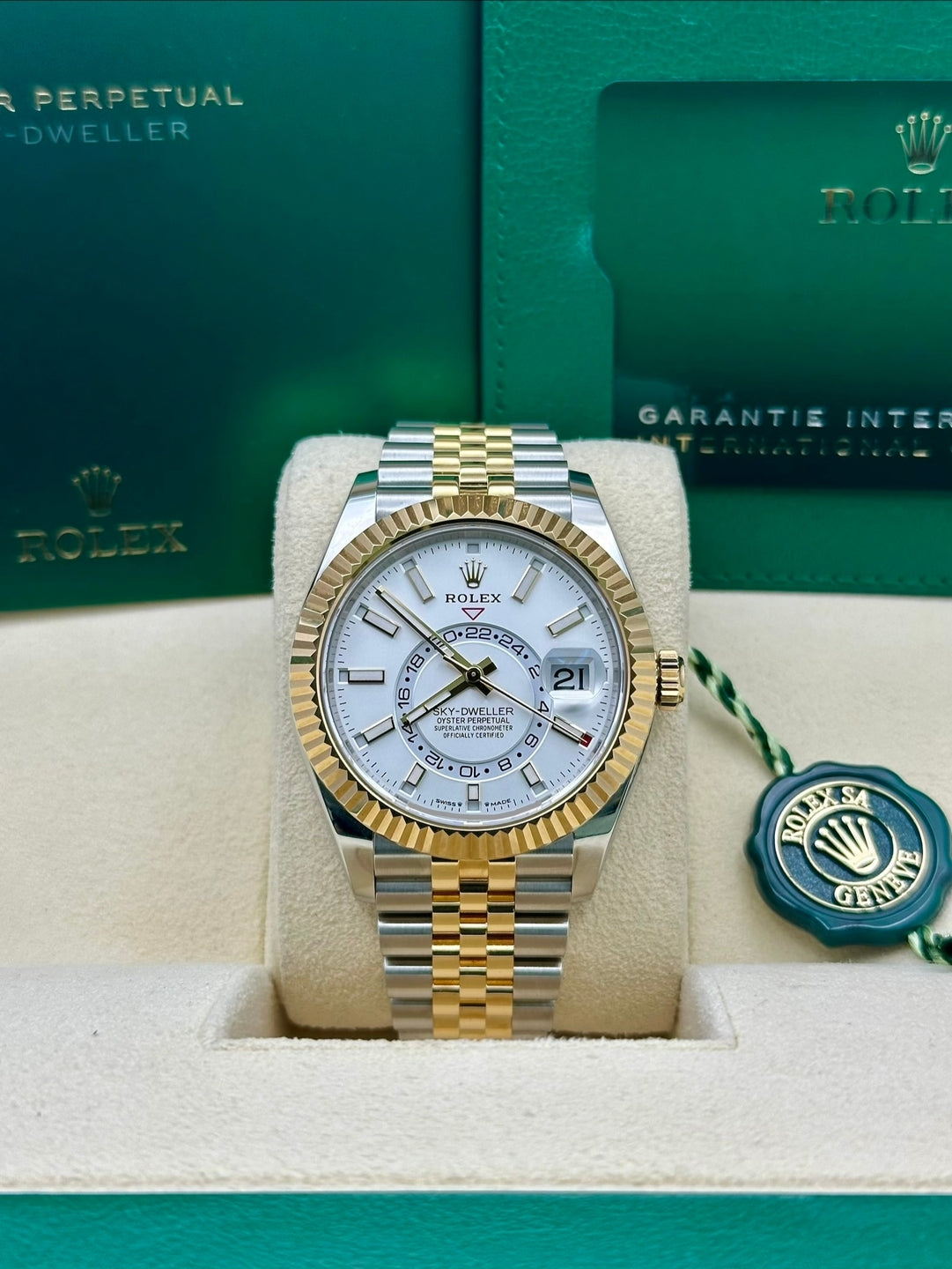 Rolex Sky-Dweller 42 336933, 2024, white dial