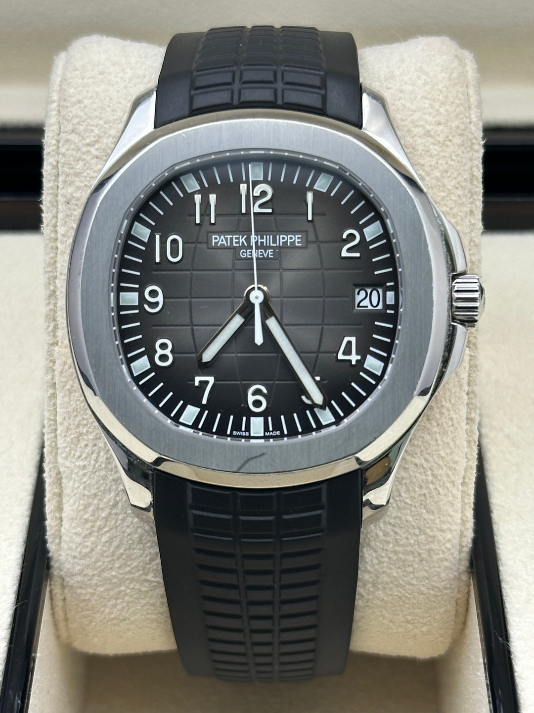 Patek Philippe Aquanaut 5167A-001, 2019, black dial, rubber strap
