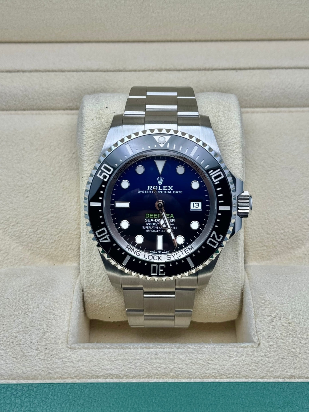 Rolex Sea-Dweller 136660, 2025, blue dial, Oyster bracelet