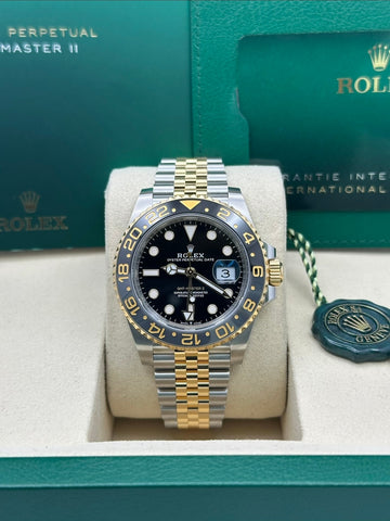 Rolex GMT-Master II 126713GRNR, 2026, black dial, Jubilee bracelet
