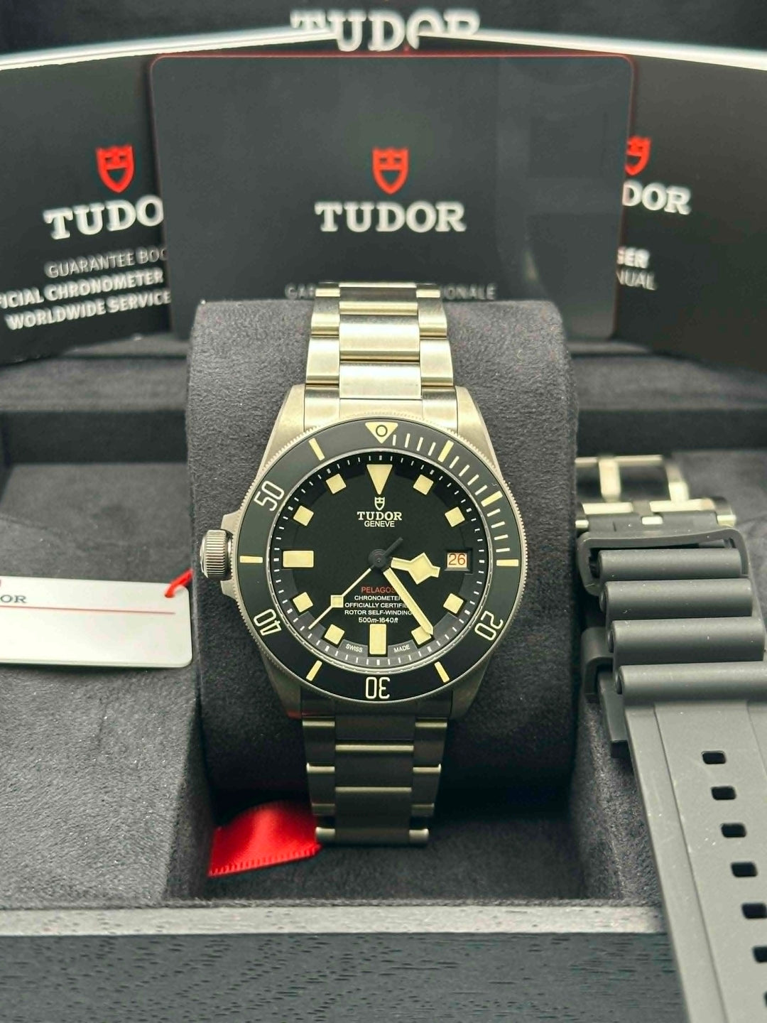 Tudor Pelagos 25610TNL, 2026, black dial, Oyster bracelet