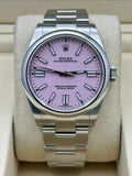 Rolex Oyster Perpetual 134300, 2026, candy pink dial, Oyster bracelet