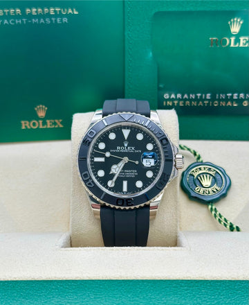 Rolex Yacht-Master Black Dial Oysterflex Bracelet 226659