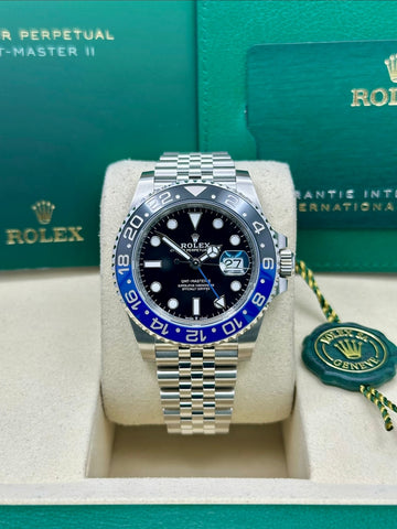Rolex GMT-Master II Black Dial Jubilee Bracelet 126710BLNR
