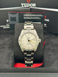 Tudor Black Bay 79470 with white dial and Oyster bracelet