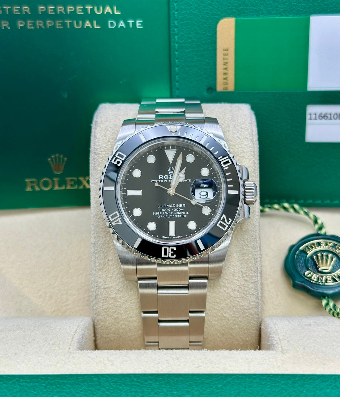 Rolex Submariner 116610LN, 2020, black dial, Oyster bracelet
