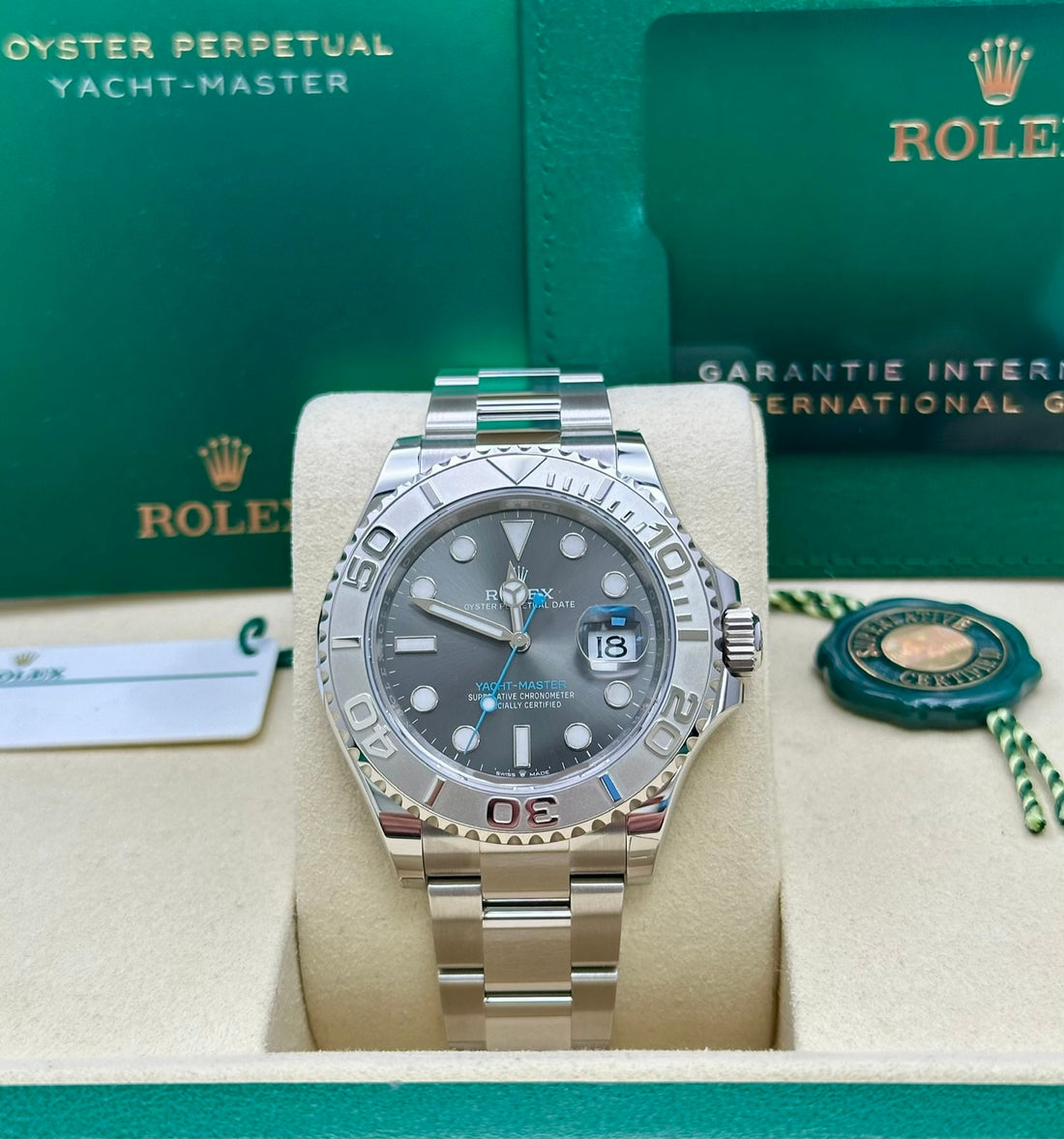 Rolex Yacht-Master 126622, 2026, rhodium dial, Oyster bracelet
