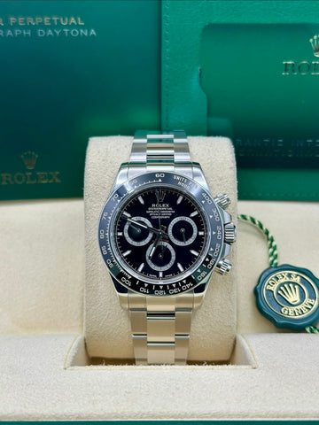 Rolex Cosmograph Daytona Black Dial Oyster Bracelet 126500LN